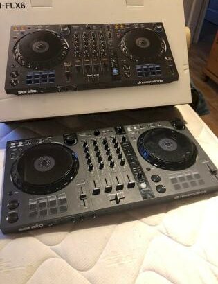 Pioneer DJ DDJ-FLX6 Black 4-channel DJ Controller for Rekordbox & Serato DJ Pro novo