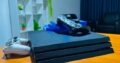 Ps4 pro com 2 Joys e 7 jogos