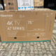 Smart Tv Hisense 75A7HQ 75 Polegadas UHD 4K Seladas Entregas e Garantias