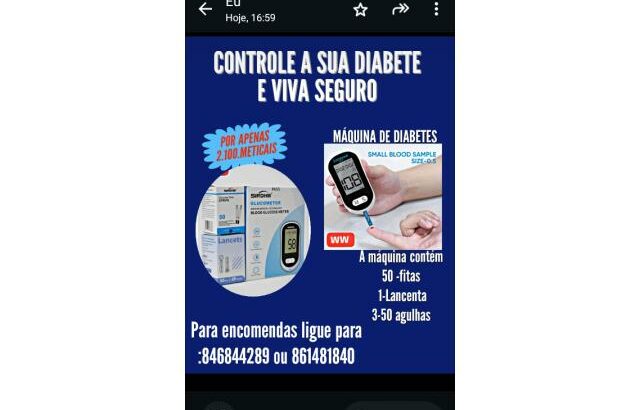 Medidor de Diabetes