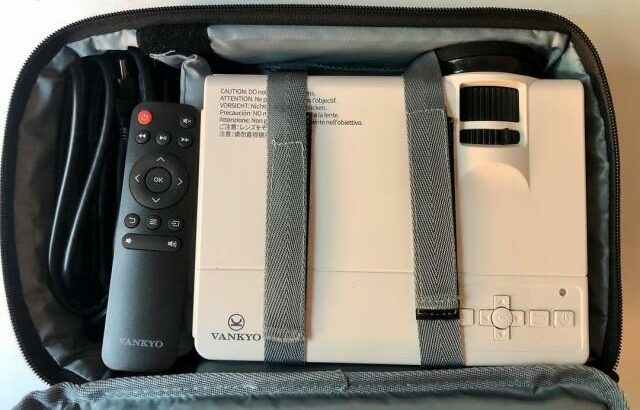 Mini Projetor portátil Vankyo Leisure 3 Q5 FullHD NOVO com pasta