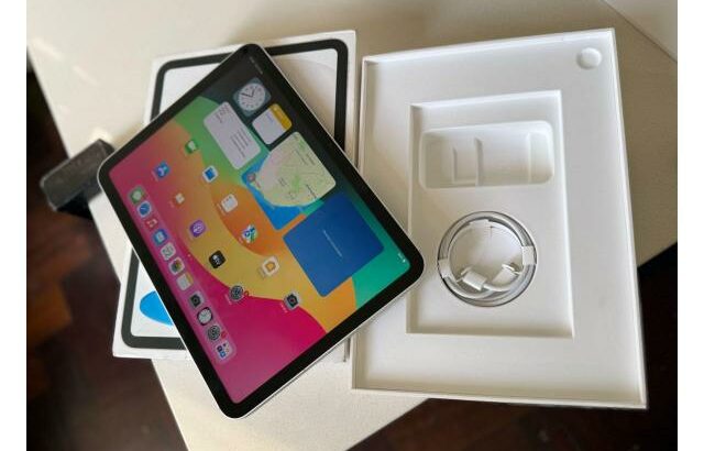 iPad 10th Silver Wi-Fi + Celular Open box