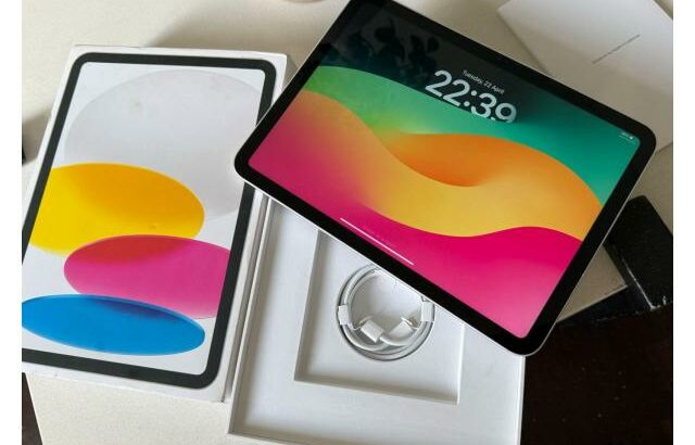 iPad 10th Silver Wi-Fi + Celular Open box