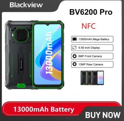 BLACKVIEW BV6200 PRO 128GB+6GB, TELEFONE. SELADOS