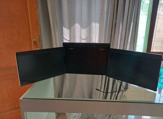 Estação de Trabalho Portátil com Telas Duplas 14” Full HD