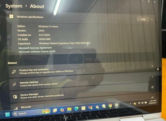 HP Envy 14 X360 14” Touchscreen core 7 150U i7 14th 16GB RAM 512GB SSD