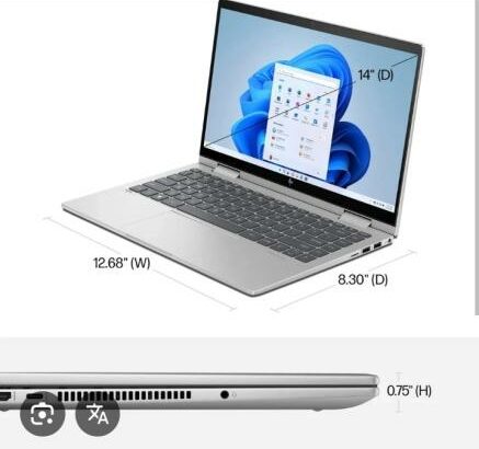 HP ENVY ES1023DX CORE I7 150U 16GB RAM 512GB SSD TOUCHSCREEN X360 14 INCH WIN11 PRO SELADOS