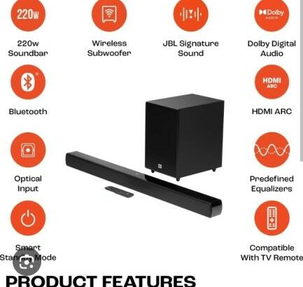 JBL SOUNDBAR CINEMA BAR 2.1  SB270 SELADO