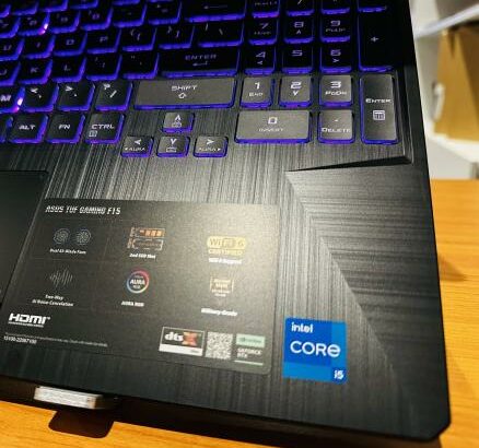 Lap Top Gamer  Asus TUF GAMING F15 FX506HF Intel core I5-11400H 2.70 GHZ (12 CPUS ) 16 GB DDR4 SDRAM 512 GB SSD NVMe Display1:UHD Graphics  Display2:N