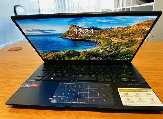 ✨ *Top de Gama* ✨  *ASUS ZenBook 14-UM3402Y Notebook PC OLED Quiet Blue AMD Ryzen 7730U 2.20GHz 8 Cores 16 Threads With turbo boost up to 4.50GHz*, 16