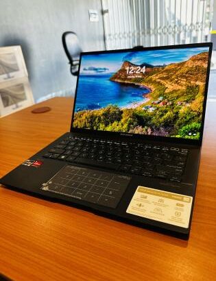 ✨ *Top de Gama* ✨  *ASUS ZenBook 14-UM3402Y Notebook PC OLED Quiet Blue AMD Ryzen 7730U 2.20GHz 8 Cores 16 Threads With turbo boost up to 4.50GHz*, 16