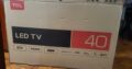 TV TCL de 40 polegadas conectada a uma TV box android.