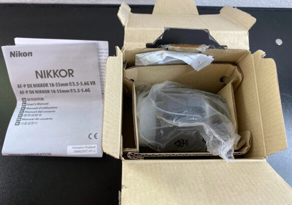 lente Nikon AF-P 18-55mm nova