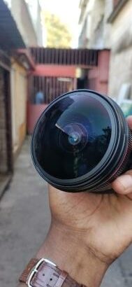 lente Canon 8-15mm olho de peixe