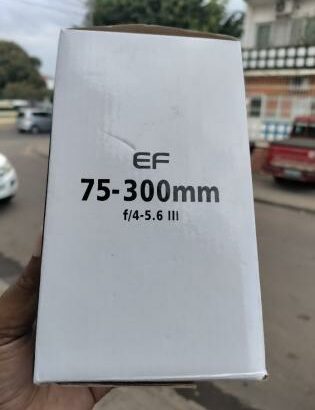 leme Canon 75-300mm nova