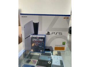 Playstation 5 Slim 1TB SSD + 1 Jogo ( Spider-Man 2 ) Selado