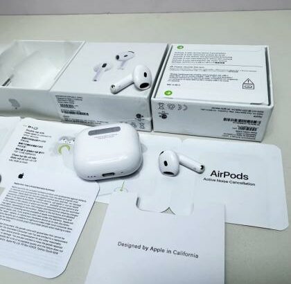 Airpods 4 With Noise cancelling. Apple, NOVOS, SELADOS