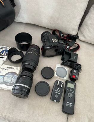 Câmera Profissional Canon 1200D 64GB 3 Lentes