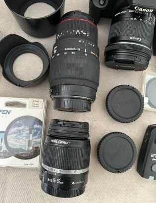 Câmera Profissional Canon 1200D 64GB 3 Lentes