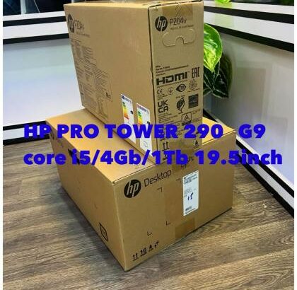 DESKTOPS HP PRO TOWER 290 G9 Core i5 4GB+1TB 19.5inch. NOVOS, SELADOS