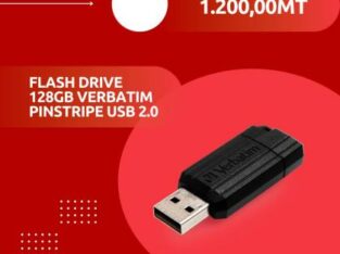 Flash Drive 128GB Verbatim PINSTRIPE USB2.0