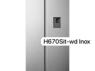 Geleira Hisense H370 Mib-Water Dispenser Vidro. NOVAS E SELADAS