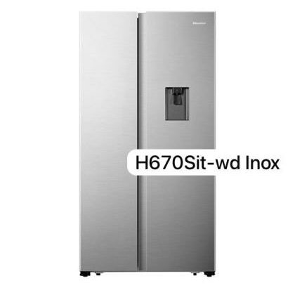 Geleira Hisense H370 Mib-Water Dispenser Vidro. NOVAS E SELADAS