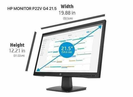 Hp Monitor P22 G4 21.5inch. NOVOS, SELADOS