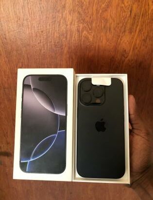 iphone 16 Pro 128GB Black ( Dual SIM ) Open box / Nunca usado