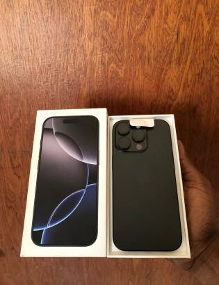 iphone 16 Pro 128GB Black ( Dual SIM ) Open box / Nunca usado