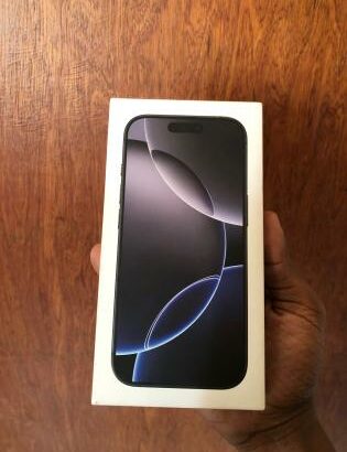 iphone 16 Pro 128GB Black ( Dual SIM ) Open box / Nunca usado
