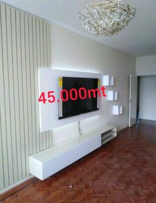 Marcenaria e carpintaria de qualidade fazemos RACK, PAINEL, RIPADO, ROUPEIROS, NICHOS GARRAFEIRAS, ETC.