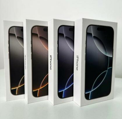 iPhone 16 Pro 256GB Dual SIM. NOVOS, SELADOS