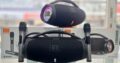 JBL BOOMBOX 3 SMALL COM 2 MICROFONES DE BOA QUALIDADE (GENÉRICO). SOM, NOVOS E SELADOS