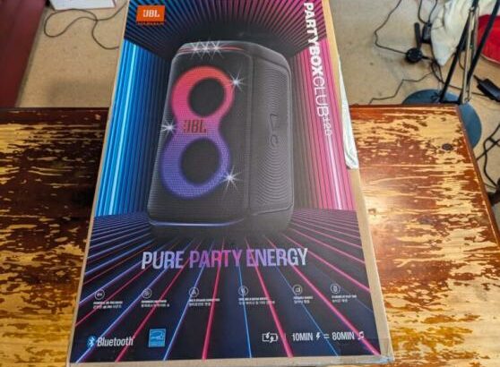 JBL PARTYBOX CLUB 120 BLACK. NOVOS, SELADOS