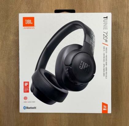 JBL Headphones Tune 720BT. NOVOS, SELADOS