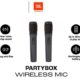Microfone Duplo JBL Wireless. Microphone. NOVOS, SELADOS