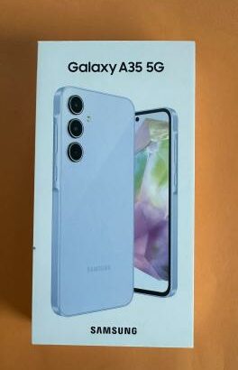 SAMSUNG A35 256GB+8GB 5G DUAL SIM. NOVOS, SELADOS
