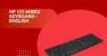 Teclados USB Inglês HP 125