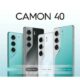 TECNO CAMON 40 256GB+8GB. NOVOS, SELADOS
