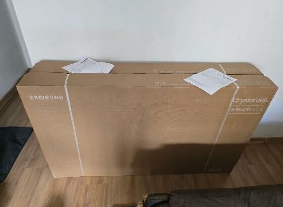 TV Samsung Smart 4K DU8000 65 Polegadas. NOVAS, SELADAS