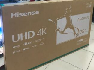 TV Smart Hisense 4K A6n 2024 75 Polegadas. NOVAS E SELADAS