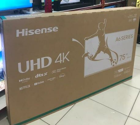 TV Smart Hisense 4K A6n 2024 75 Polegadas. NOVAS E SELADAS