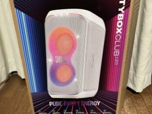 JBL PARTYBOX CLUB 120 WHITE/ BRANCO. NOVOS, SELADOS