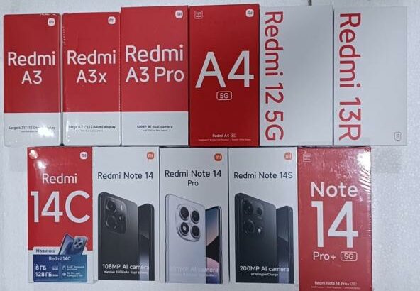 XIAOMI REDMI NOTE 14 PRO 5G 256GB+8GB. NOVOS, SELADOS