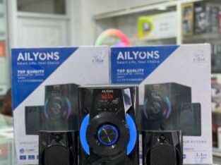AILYONS SMART LIFE YOUR CHOICE 2.1CH DESIGN DE ALTA QUALIDADE DO JAPÃO. SOM, COLUNA