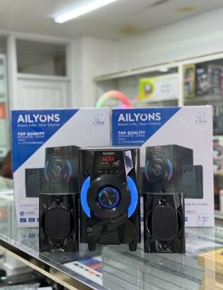 AILYONS SMART LIFE YOUR CHOICE 2.1CH DESIGN DE ALTA QUALIDADE DO JAPÃO. SOM, COLUNA