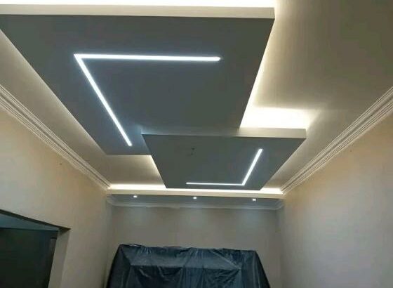 motagem de tecto falso, barramento, pintura