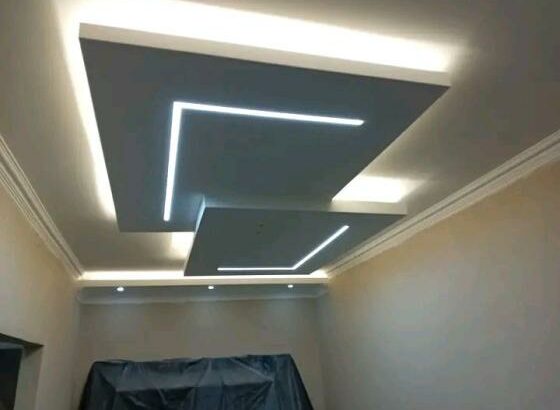 motagem de tecto falso, barramento, pintura