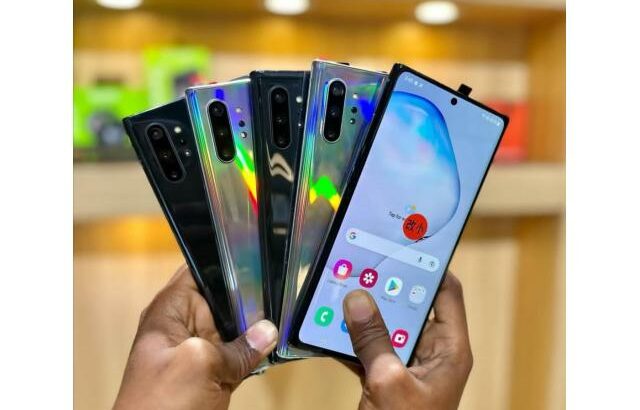 Samsung Note 10 Plus 5G 512GB+12 RAM novos fora da caixa 2 cartoes